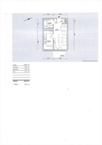 Mieszkanie Warszawa Mokotów 31m2 (nr: 308657)