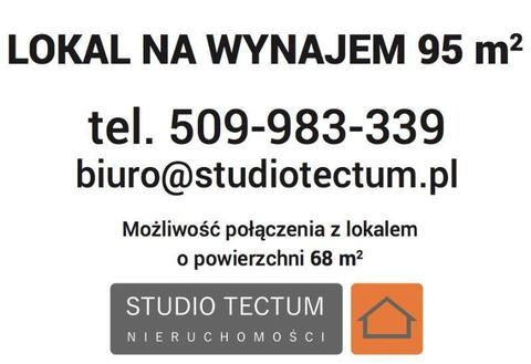 Nowy lokal z witrynami i zapleczem magazynowym 95m2, centrum Krakowa