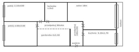 PROMOCJA Mieszkanie 62 m2 duża kuchnia duży balkon Warszawa Targówek