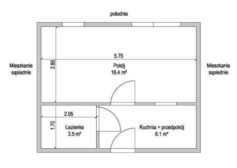 Właściciel sprzeda kawalerkę 26 m2 - Bochnia ul. Legionów Polskich 6 - cena 95 tysięcy