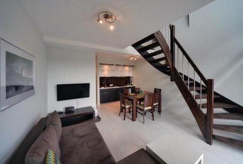 Sopot Apartament 80 m dwie sypialnie idealne miejsce dla dwóch par max siedem osób