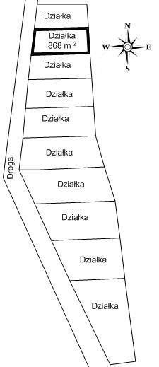 Atrakcyjna działka w Radzyminie o powierzchni 868 m kw