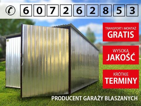 Garaż blaszany garaże blaszaki wiaty blaszene hale konstrukcje stalowe na wymiar