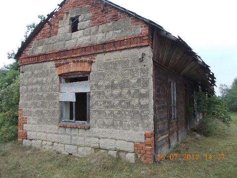 Działka budowlana z domkiem wieś Komorniki gm. Wolbórz