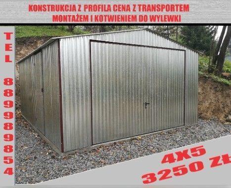 Garaże blaszane z Profila