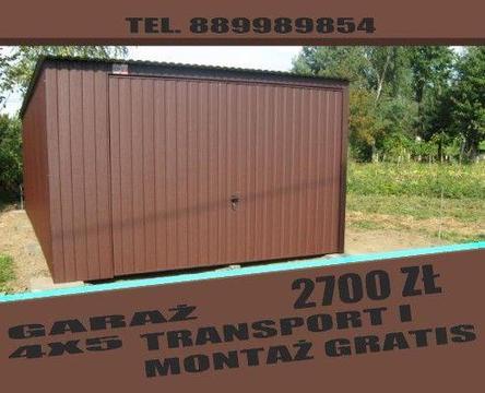 Garaże blaszane z Profila Kojce