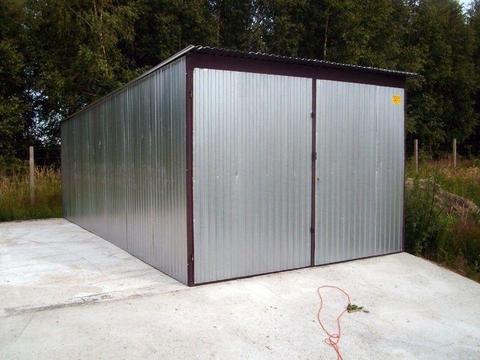 Garaże blaszane, schowki budowlane, kojce, wiaty