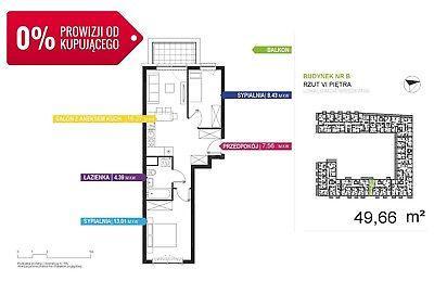 Mieszkanie Warszawa Mokotów 49.66m2 (nr: 43890/MS/MAX)