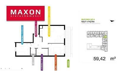 Mieszkanie Warszawa Mokotów 59.42m2 (nr: 43936/MS/MAX)