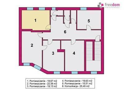 Lokal na wynajem, Retkinia, 18,5 m2 + 6,5 m2