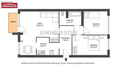 57 M NA BIELANACH PRZY METRZE NA CICHYM OSIEDLU