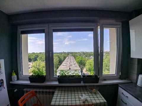 Wynajmę 1-osobowy pokój w 2-pokojowym mieszkaniu- oś. Centrum D, Nowa Huta, piękny widok na Kraków
