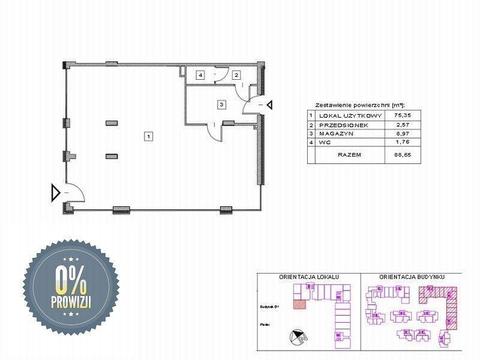 Nowy lokal handlowo-usługowy, 89 m2, Grzegórzki