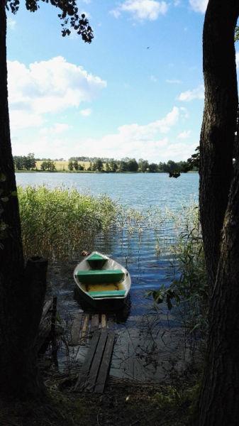 Domek nad jeziorem Ołów w Rynie