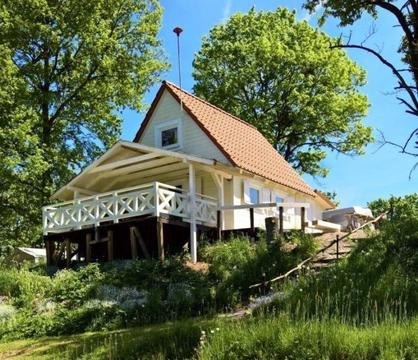 Domek nowy, wolnostojący dla szukających ciszy, wygody i powietrza. Natura 2000. Jezioro, las