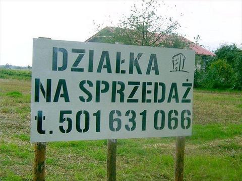 TOKARY gmina Długołęka , działka budowlana 1382m2