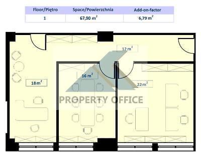 Mokotów - biuro 67,90 m2