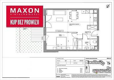 Mieszkanie Warszawa Mokotów 49.64m2 (nr: 45754/MS/MAX)