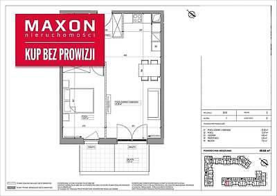 Mieszkanie Warszawa Mokotów 49.64m2 (nr: 45764/MS/MAX)