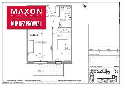 Mieszkanie Warszawa Mokotów 49.64m2 (nr: 45771/MS/MAX)