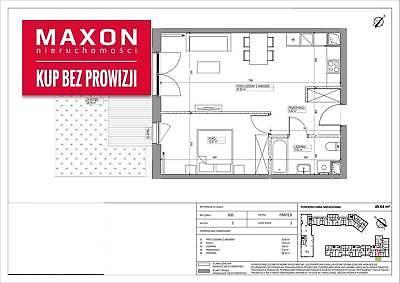 Mieszkanie Warszawa Mokotów 49.64m2 (nr: 45781/MS/MAX)