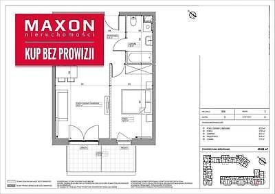 Mieszkanie Warszawa Mokotów 49.64m2 (nr: 45795/MS/MAX)