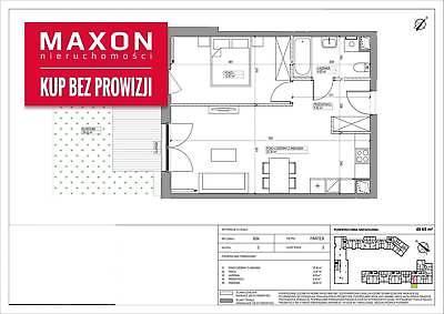 Mieszkanie Warszawa Mokotów 49.65m2 (nr: 45780/MS/MAX)