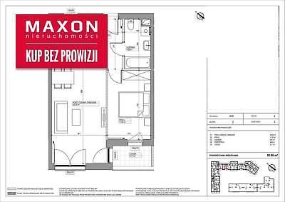 Mieszkanie Warszawa Mokotów 50.86m2 (nr: 45721/MS/MAX)