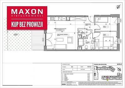 Mieszkanie Warszawa Mokotów 54.33m2 (nr: 45755/MS/MAX)