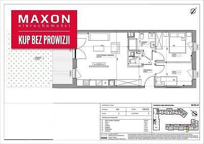 Mieszkanie Warszawa Mokotów 54.33m2 (nr: 45779/MS/MAX)