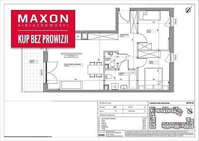 Mieszkanie Warszawa Mokotów 63.78m2 (nr: 45774/MS/MAX)