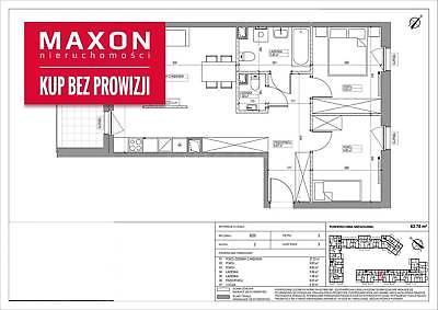 Mieszkanie Warszawa Mokotów 63.78m2 (nr: 45775/MS/MAX)