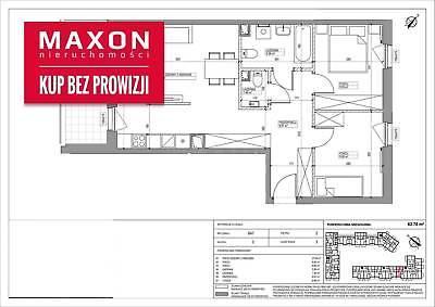 Mieszkanie Warszawa Mokotów 63.78m2 (nr: 45788/MS/MAX)