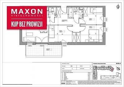 Mieszkanie Warszawa Mokotów 68.56m2 (nr: 45751/MS/MAX)