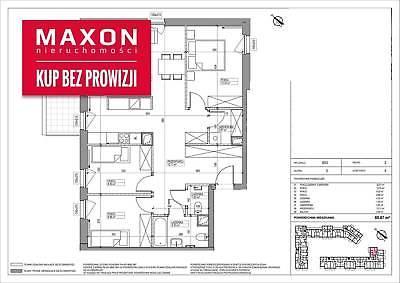 Mieszkanie Warszawa Mokotów 85.67m2 (nr: 45792/MS/MAX)