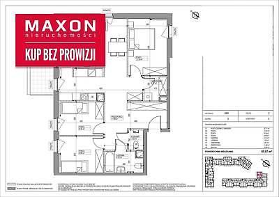 Mieszkanie Warszawa Mokotów 85.67m2 (nr: 45797/MS/MAX)