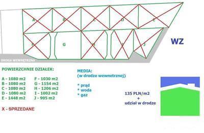 Nowosolna - działka budowlana z WZ (1154 m2)