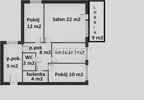 Mieszkanie 3-pokojowe, 74 m2, Warszawa