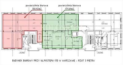 Powierzchnia biurowa Mokotów 154m2 - 332m2 Lokal u