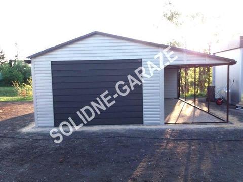 GARAŻE BLASZANE imitacja drewna Nowość