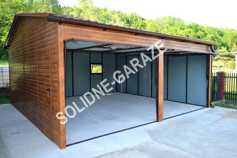 GARAŻE BLASZANE imitacja drewna Nowość!!