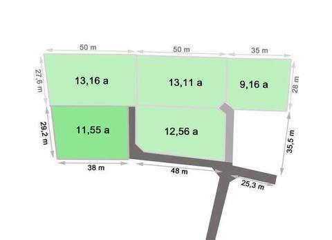 Działka Nowy Sącz 1155m2 (nr: 408/358/OGS)