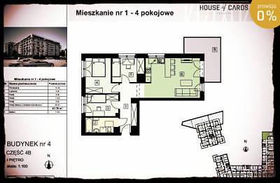 Mieszkanie od dewelopera - 68 m2, 4 pokoje