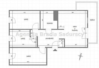 Mieszkanie Kraków Swoszowice 62.2m2 (nr: BS3-MS-225194-1)