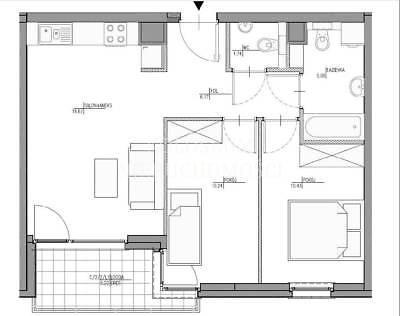 Mieszkanie Warszawa Mokotów 55m2 (nr: 360972)