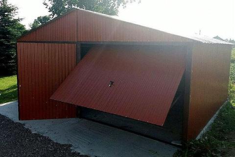 Garaże drewnopodobne hale,wiaty WZMACNIANE podwójny garaż raty