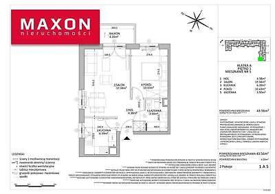 Mieszkanie Warszawa Ursus 43.56m2 (nr: 41617/MS/MAX)