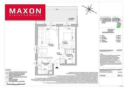 Mieszkanie Warszawa Ursus 43.58m2 (nr: 47556/MS/MAX)