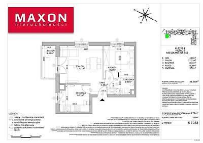 Mieszkanie Warszawa Ursus 43.78m2 (nr: 47662/MS/MAX)