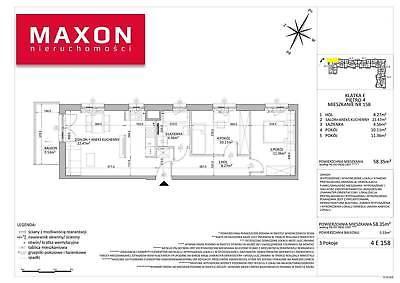 Mieszkanie Warszawa Ursus 58.35m2 (nr: 47646/MS/MAX)